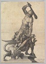 Hercules Slaying the Hydra, ca. 1602. Creator: Jan Muller.