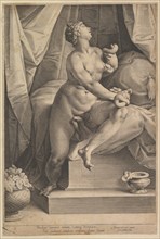 Cleopatra, ca. 1623. Creator: Jan Muller.