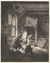 The Painter in His Studio, ca. 1667. Creator: Adriaen van Ostade.