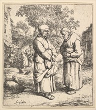 Two Gossips, 1610-85. Creator: Adriaen van Ostade.
