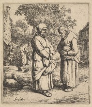 Two Gossips, 1610-85. Creator: Adriaen van Ostade.