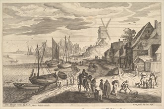 Coast Scene with a Windmill.n.d. Creator: Aegidius Sadeler II.