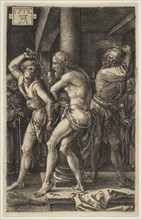 The Flagellation, from The Passion, 1512. Creator: Albrecht Durer.