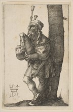 The Bagpiper, 1514. Creator: Albrecht Durer.