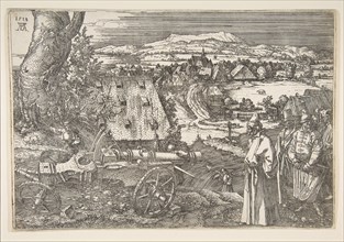 Landscape with a Cannon, 1518. Creator: Albrecht Durer.