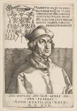 Cardinal Albrecht of Brandenburg, 1519. Creator: Albrecht Durer.