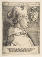 Cardinal Albrecht of Brandenburg.n.d. Creator: Albrecht Durer.