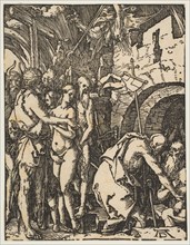 Christ in Limbo, from The Small Passion, ca. 1509. Creator: Albrecht Durer.