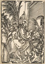 Christ's Entry into Jerusalem, from The Small Passion (copy).n.d. Creator: Unknown.