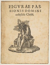 The Man of Sorrows Seated, title page of The Small Passion (copy).n.d. Creator: Johann Mommard.