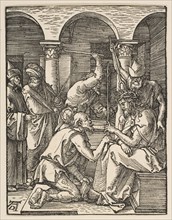 Christ Crowned with Thorns, from The Small Passion, ca. 1509. Creator: Albrecht Durer.