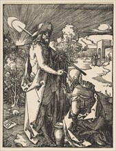 Christ Appearing to Mary Magdalen, from The Small Passion, ca. 1510. Creator: Albrecht Durer.