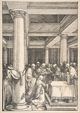 The Presentation in the Temple, from The Life of the Virgin, ca. 1505. Creator: Albrecht Durer.