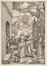 The Visitation, from The Life of the Virgin, 1503-4. Creator: Albrecht Durer.