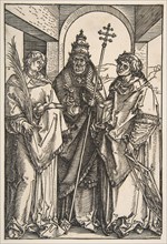 Saint Stephen, Saint Sixtus and Saint Lawrence.n.d. Creator: Albrecht Durer.