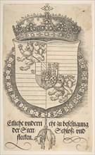 The Arms of Ferdinand I, King of Hungary and Bohemia.n.d. Creator: Albrecht Durer.