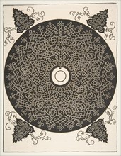'The Fourth Knot'. Interlaced Roundel with a Round Medallion in its Center, 1521 before. Creator: Albrecht Durer.