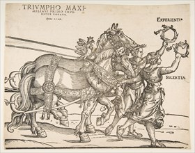The Great Triumphal Car, eight sheet.n.d. Creator: Unknown.