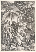 Christ in Limbo, from The Large Passion, edition 1511.n.d. Creator: Albrecht Durer.