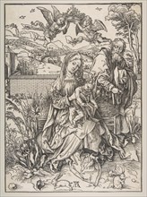 The Holy Family with Three Hares, ca. 1497-98. Creator: Albrecht Durer.