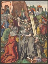 The Bearing of the Cross, from the Small Woodcut Passion.n.d. Creator: Albrecht Durer.