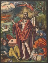 Resurrection, from the Small Woodcut Passion.n.d. Creator: Albrecht Durer.