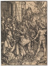 Christ Carrying the Cross, from The Large Passion, ca. 1498. Creator: Albrecht Durer.