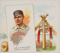 George F. Miller, Catcher, Pittsburgh, from World's Champions, Second Series
