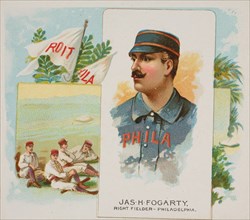 James H. Fogarty, Right Fielder, Philadelphia, from World's Champions, Second Series