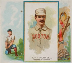 John Morrell, 1st Baseman, Boston, from World's Champions, Second Series