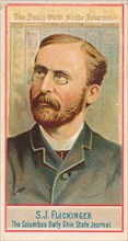 S.J. Flickinger, The Columbus Daily Ohio State Journal, from the American Editors series (..., 1887. Creator: Allen & Ginter.