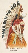 Man and Chief, Pawnee, from the American Indian Chiefs series