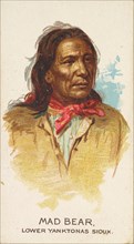 Mad Bear, Lower Yanktonas Sioux, from the American Indian Chiefs series