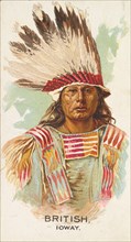British, Ioway, from the American Indian Chiefs series