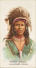 Chief Gall, Hunkpapa Sioux, from the American Indian Chiefs series