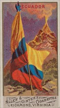 Ecuador, from Flags of All Nations, Series 1
