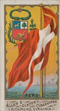 Peru, from Flags of All Nations, Series 1