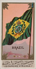 Brazil, from Flags of All Nations, Series 1