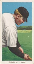 Engle, New York, American League, from the White Border series (T206) for the American ..., 1909-11. Creator: American Tobacco Company.