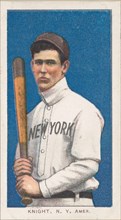 Knight, New York, American League, from the White Border series (T206) for the American..., 1909-11. Creator: American Tobacco Company.