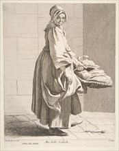 Lettuce Seller, 1742. Creator: Caylus, Anne-Claude-Philippe de.