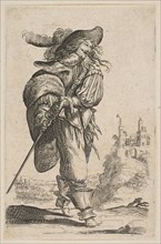 Gentleman Holding a Sword, 1629. Creator: Unknown.