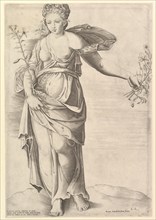 Speculum Romanae Magnificentiae: Flora, mid-16th century. Creator: Unknown.