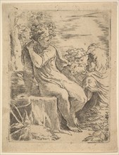 Youth with two old Men, 16th century. Creator: Unknown.