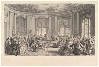 The Concert, 1774. Creator: Antoine Jean Duclos.