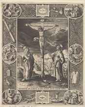 Christ on the Cross, before 1586. Creator: Antonius Wierix.