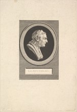Portrait of Jean-Jacques Rousseau, 1801. Creator: Augustin de Saint-Aubin.