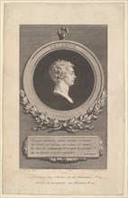 Portrait of De Larive, 1785. Creator: Augustin de Saint-Aubin.