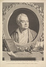 Portrait of Crébillon, 1770. Creator: Augustin de Saint-Aubin.