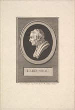 Portrait of J. J. Rousseau, 1801. Creator: Augustin de Saint-Aubin.